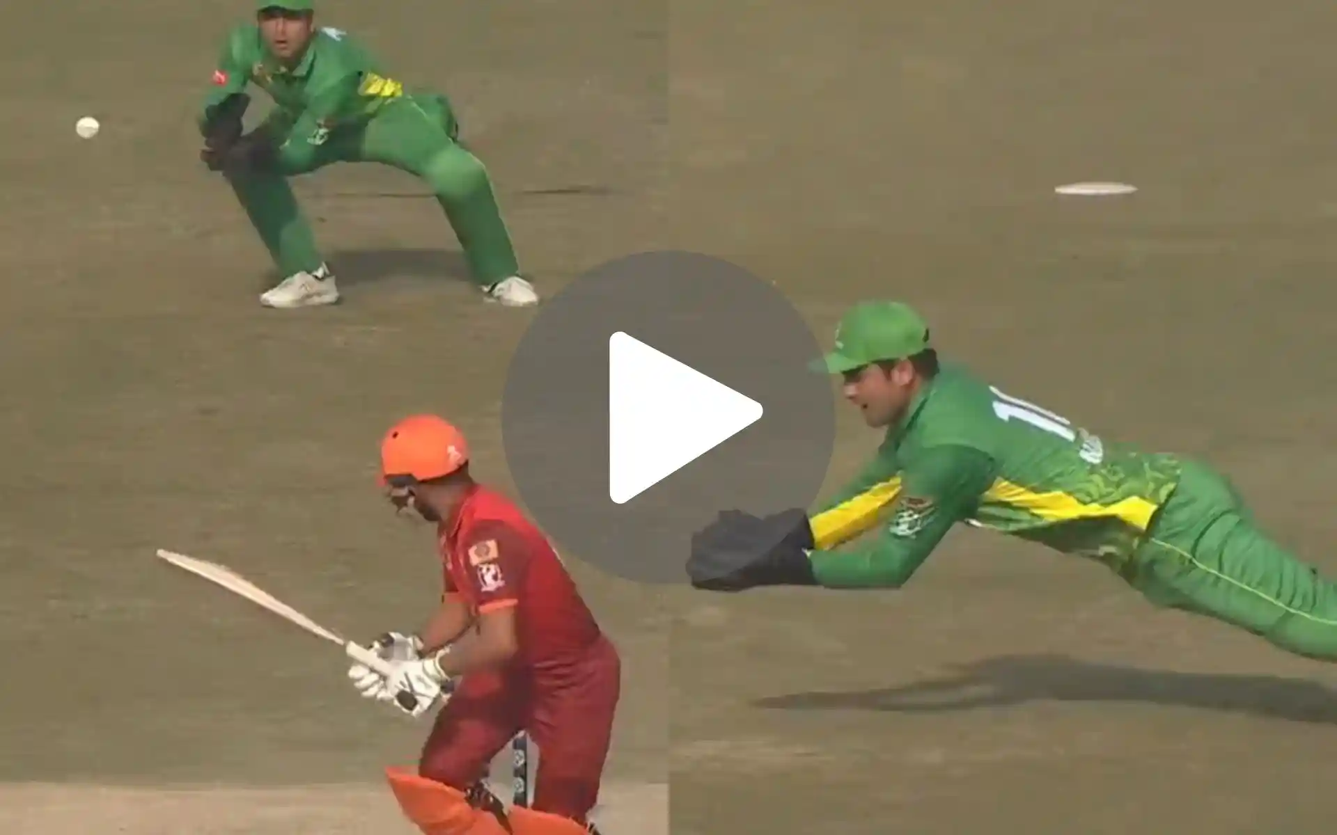 [Watch] Pakistan's Khawaja Nafay Channels Inner Dhoni To Palm Screamer In Champions Cup